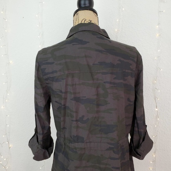 Sanctuary Camouflage Army Style Jacket Green NWT S - Picture 6 of 9